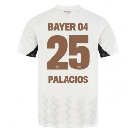 Bayer Leverkusen Exequiel Palacios #25 Borte skjorte 2024-25 Kortermet